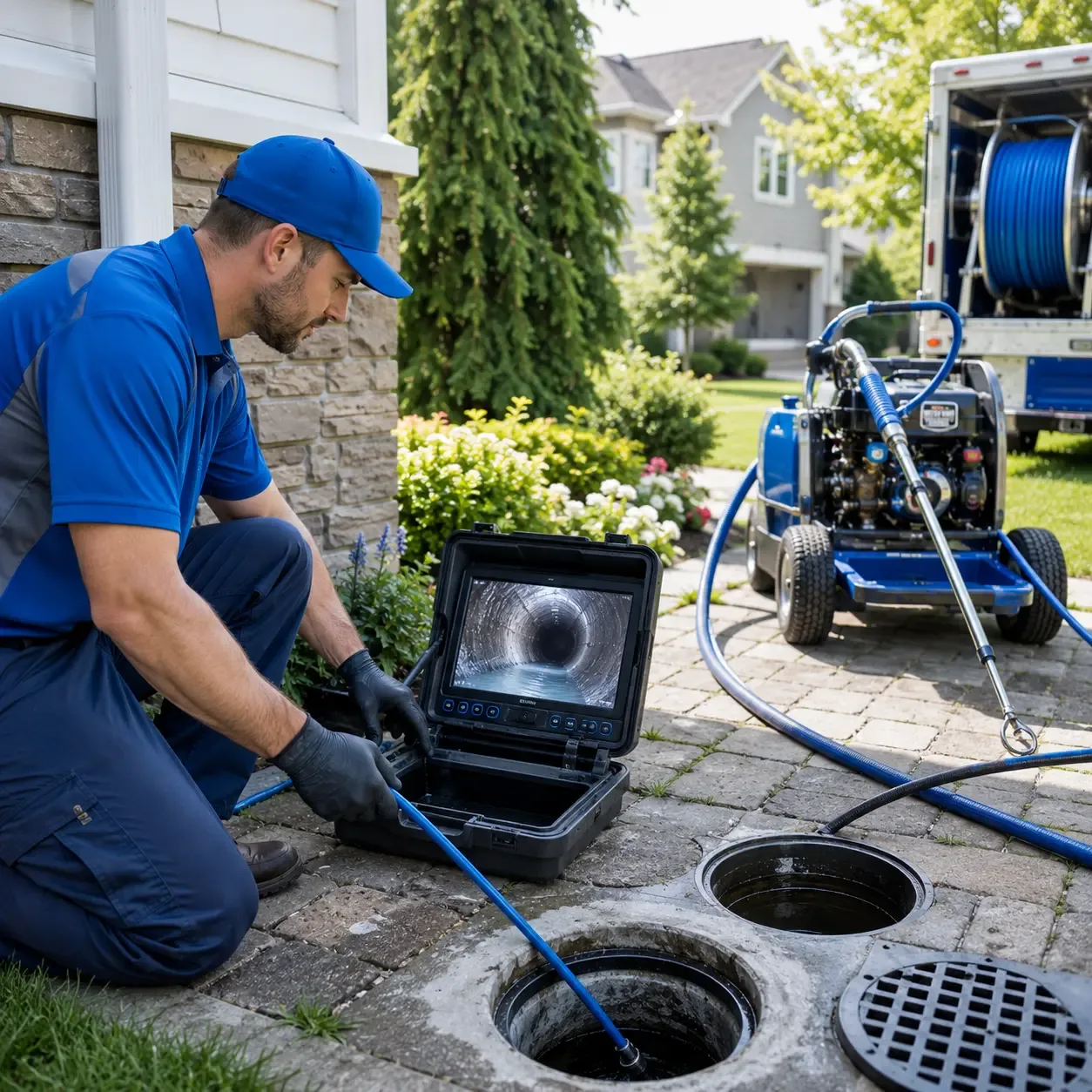 Outdoor drain cleaning professionals serving Garnet Valley, PA